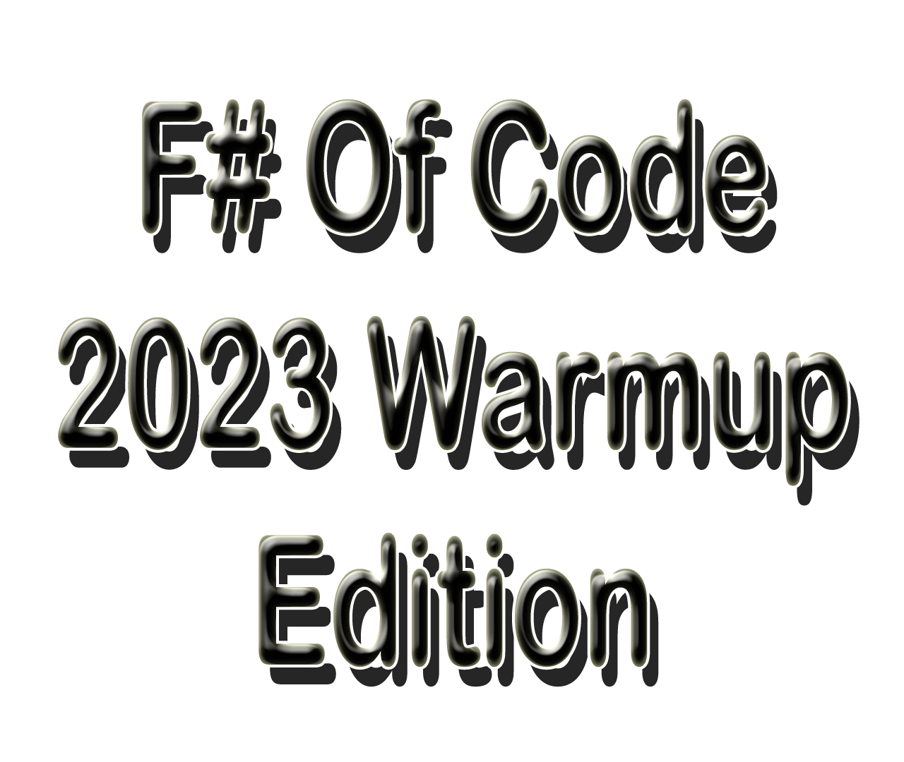 2023 Advent Of Code Warmup (in F#)