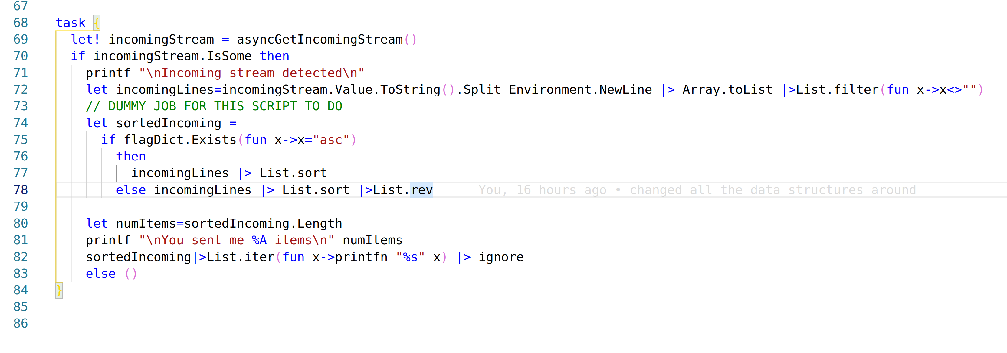 F# Console App and Review of Tasks